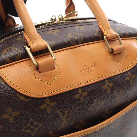 LOUIS VUITTON Brown Monogram Leather Deauville Bag - Picture 9 of 13
